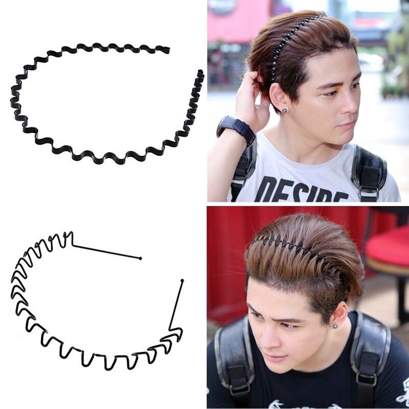 12 PCS Men/woman's metal Hairband Cekak rambut besi perempuan dan ...
