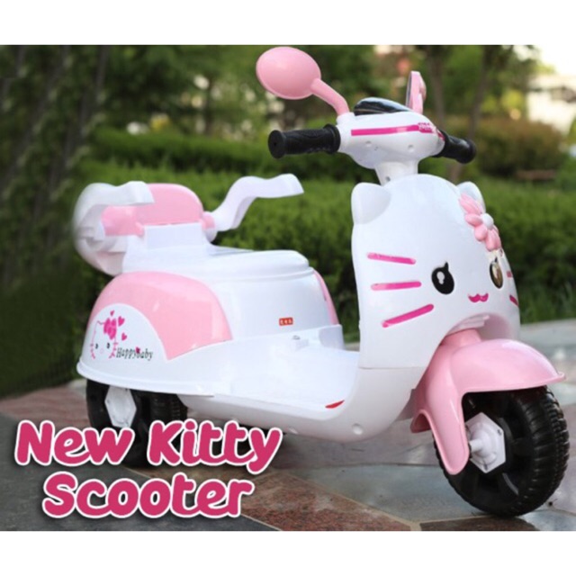 READY !!kitty scooter hello kitty scooter motor battery batery electric ...
