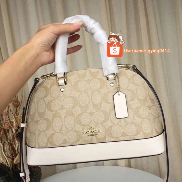 Coach sierra best sale satchel size