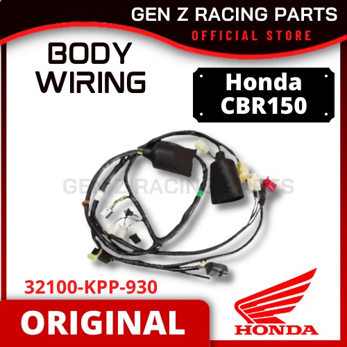 Body Wiring Honda CBR150 CBR150R Harness Wire (Original) Shopee Malaysia