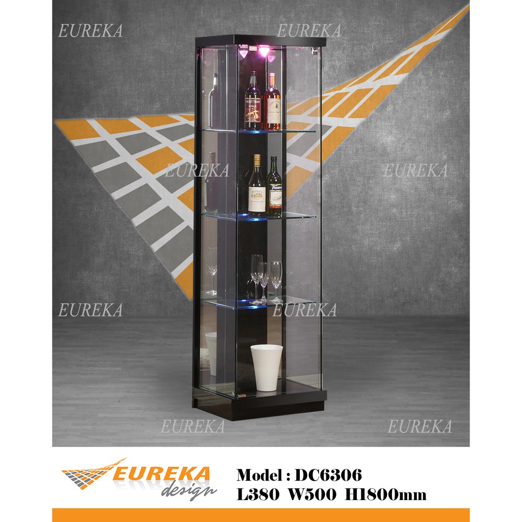 EUREKA 6306 Display / Almari Hias Glass (Delivery Installation