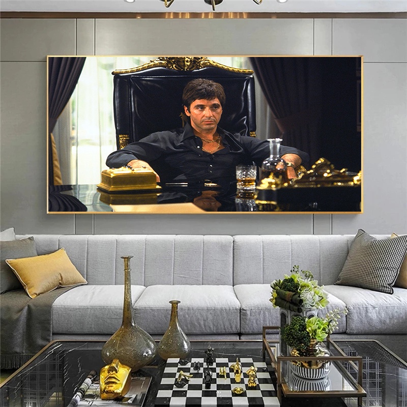 Scarface Series Gangster Movie Canvas Painting Poster Aesthetic Poster ...