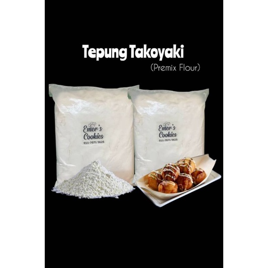 Tepung Takoyaki Premix Four Shopee Malaysia