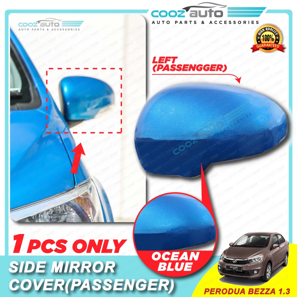 Perodua Bezza 1.3 Side Mirror Cover Ocean Blue (Left Passenger Side