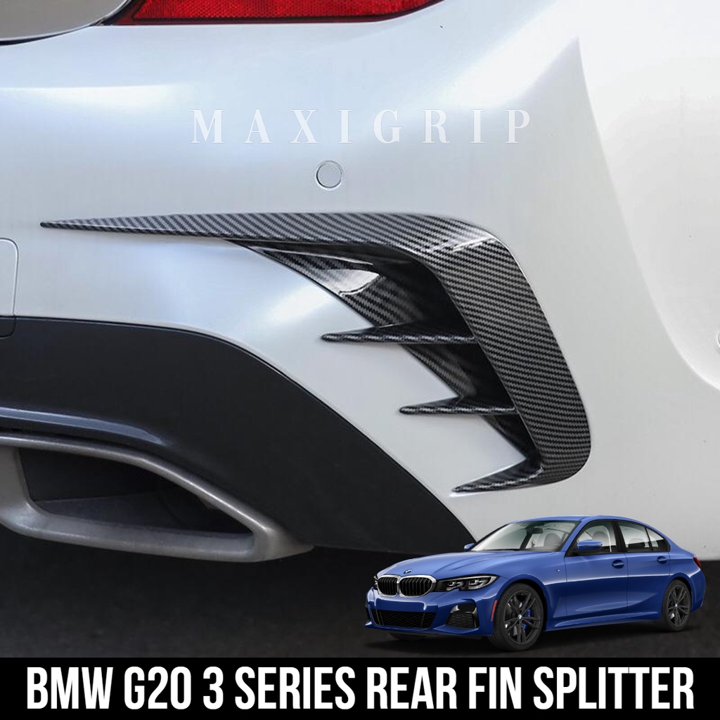 BMW G20 3 series rear fin splitter rear carnard carbon wing spoiler bodykit  m sport M3 M4