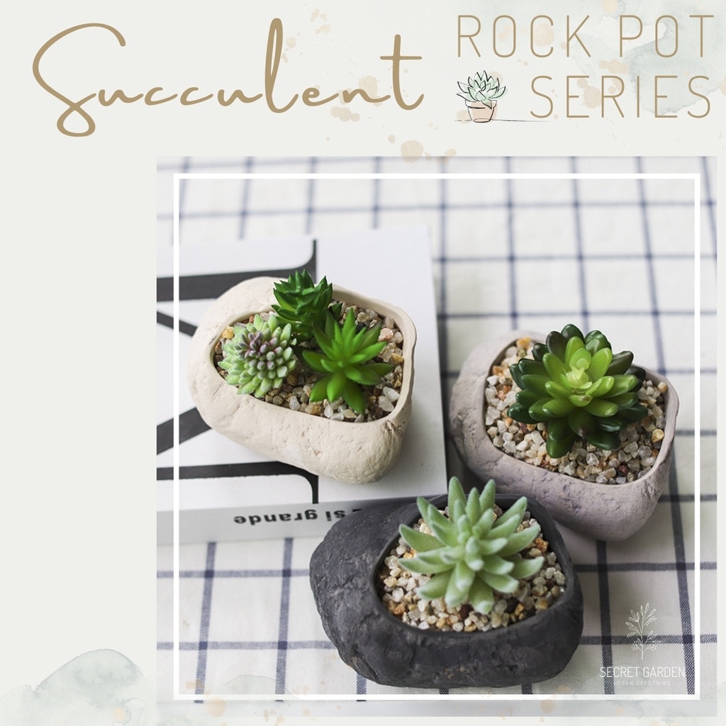𝐑𝐎𝐂𝐊 𝐏𝐎𝐓 𝐒𝐄𝐑𝐈𝐄𝐒 Succulent Pot Flower Pot Pottery Clay Pot Ceramic Pot