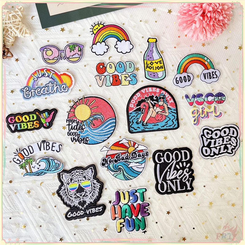 Aesthetic And Cool Outdoors Badges Iron On Patches For Jackets