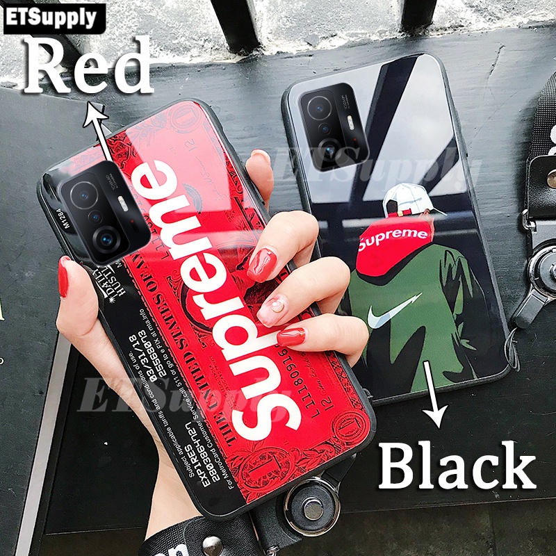 SUPERME BACK COVER,SUPERME LOGO,STYLISH COVER REDMI NOTE 11, NOTE 11s, POCO  M4 PRO 4G DESIGNER MOBILE BACK COVER