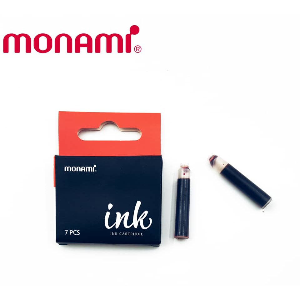 Monami Olika Fountain Pen Ink Cartridge 7 Pcs Refill Set (Per pack