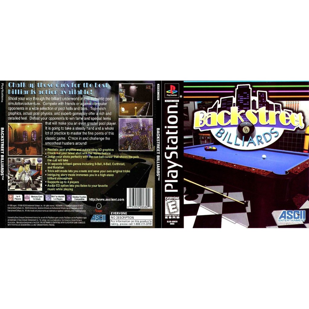 PS1 BACKSTREET BILLIARDS Shopee Malaysia
