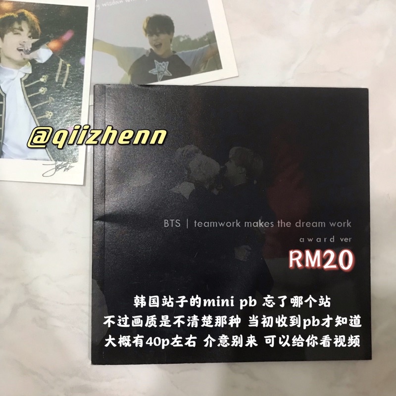 BTS MINI PHOTOBOOK 韩站周边 | Shopee Malaysia