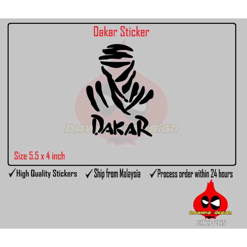 Sticker Dakar Rally 1 pc | Shopee Malaysia