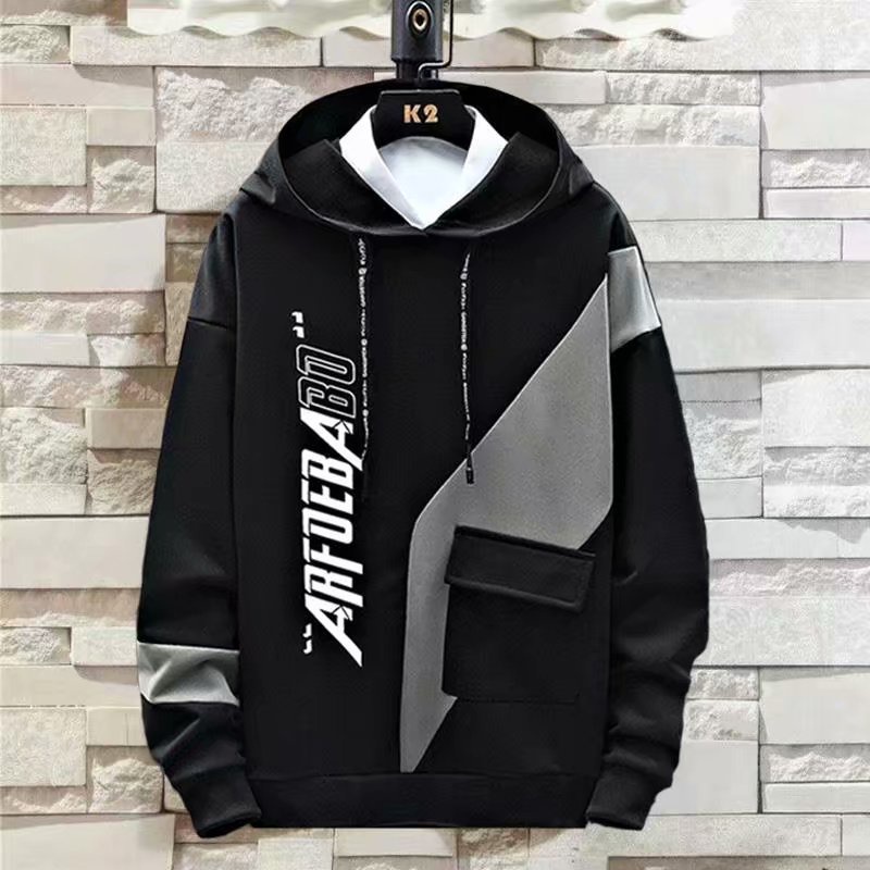 ⚡W-KING⚡ Trendy Hoodie Loose Men's Sweater Hooded Sweater Oversize ...