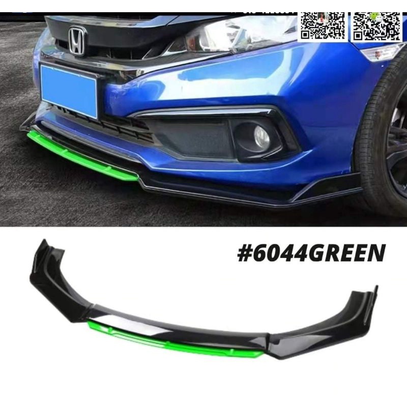 Universal Car Front Bumper Lip Spoiler Splitter Body Kit Glossy ...