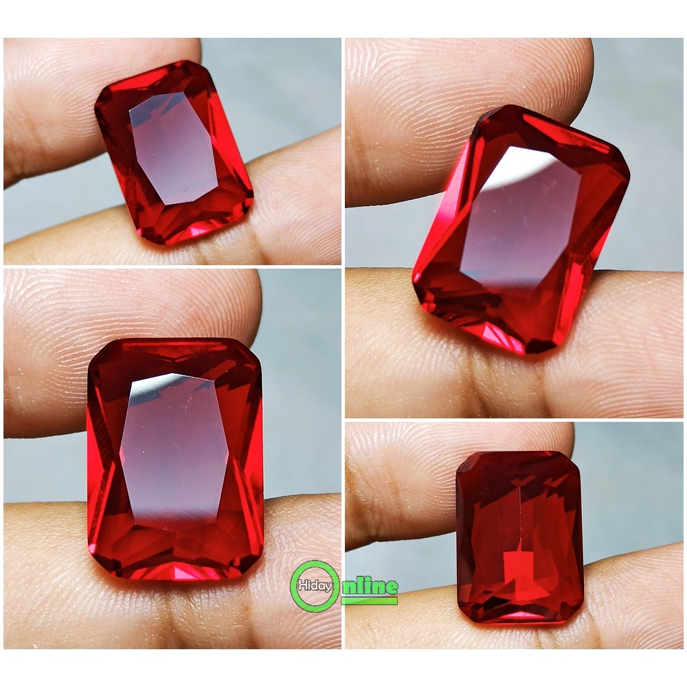MERAH Siam RED GEMSTONE OCTAGON BOX | Shopee Malaysia