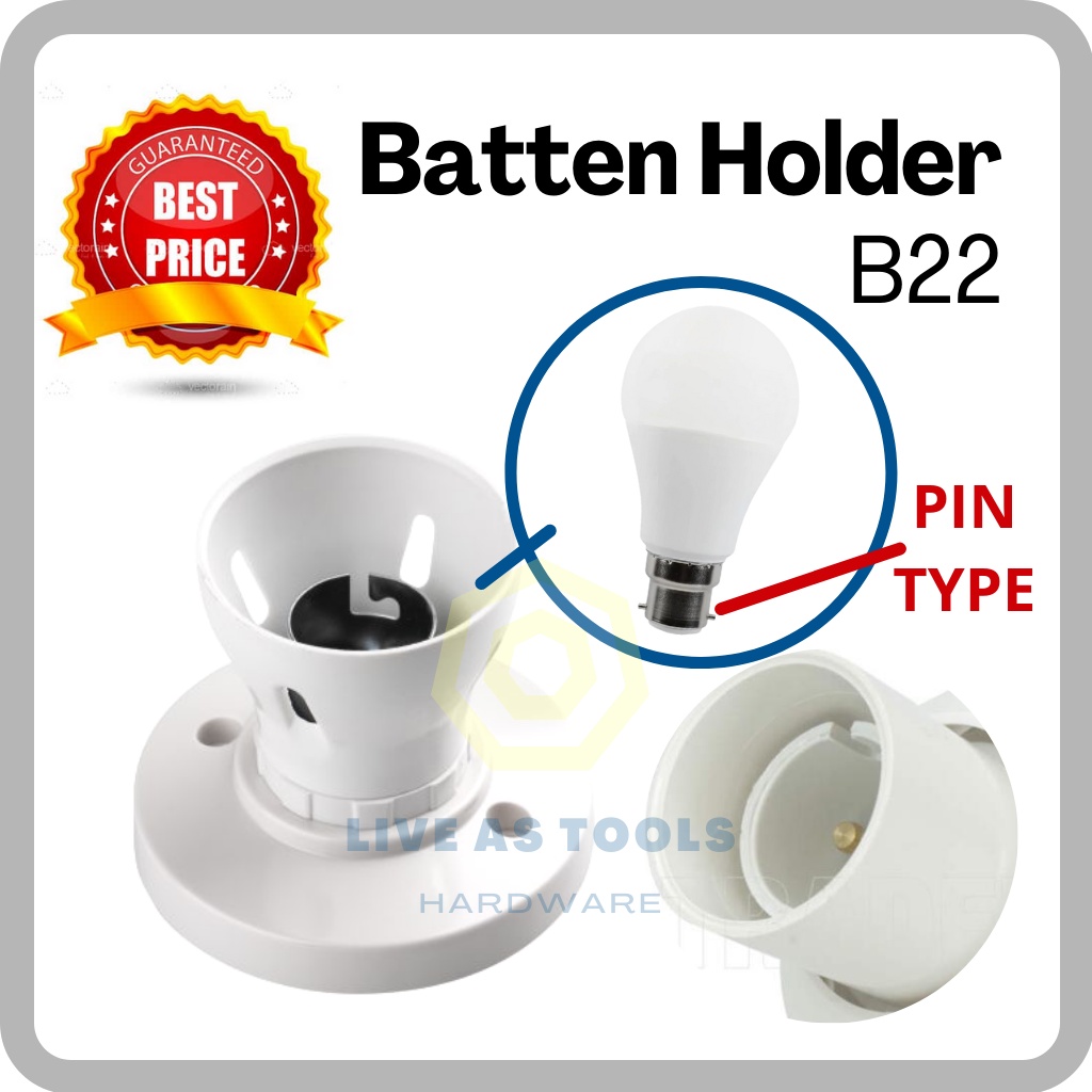 Pin type bulb clearance holder