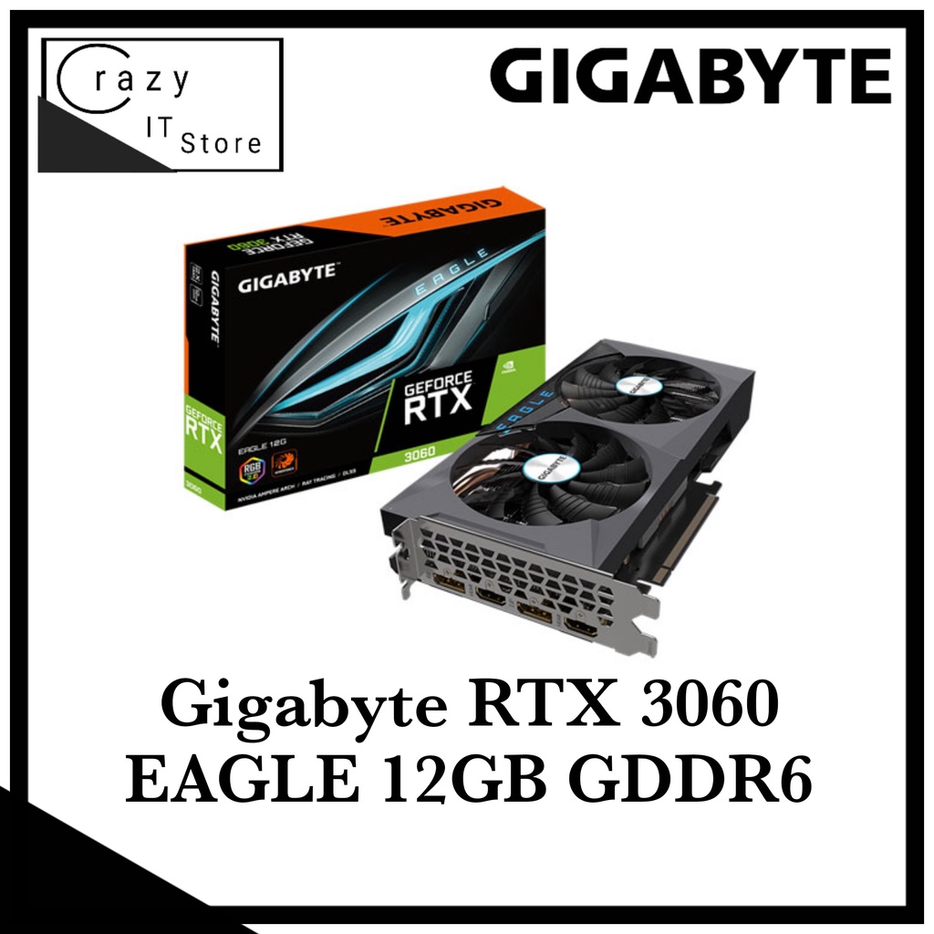 Gigabyte GeForce RTX 3060 Eagle | RTX 3060 Eagle OC 12GB Graphic Card  [Limited Hash Rate] | Shopee Malaysia