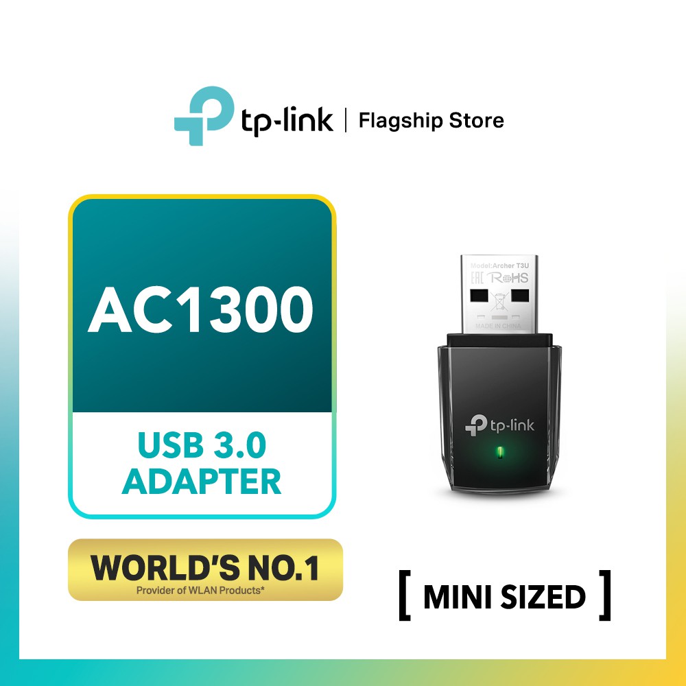 TP-Link AC1300(2.4Ghz+5Ghz) Mini Wireless Dual Band Mu-Mimo USB Wifi ...