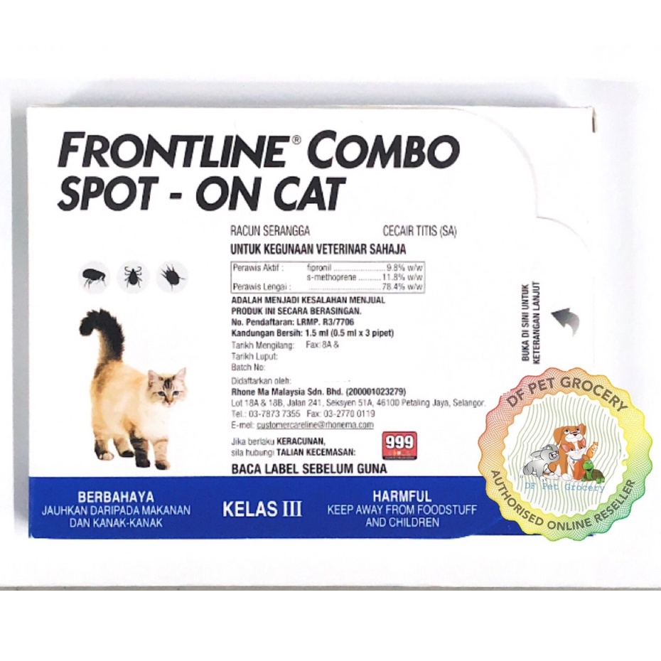 Frontline combo sales spot on cat