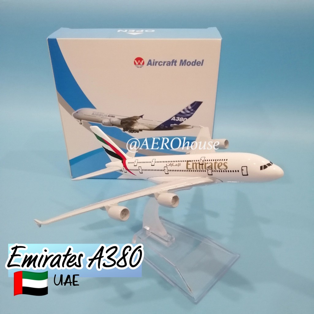 Latest Aeroplane/ 4 Aircraft Model- Emirates A380 (United Arab Emirates ...