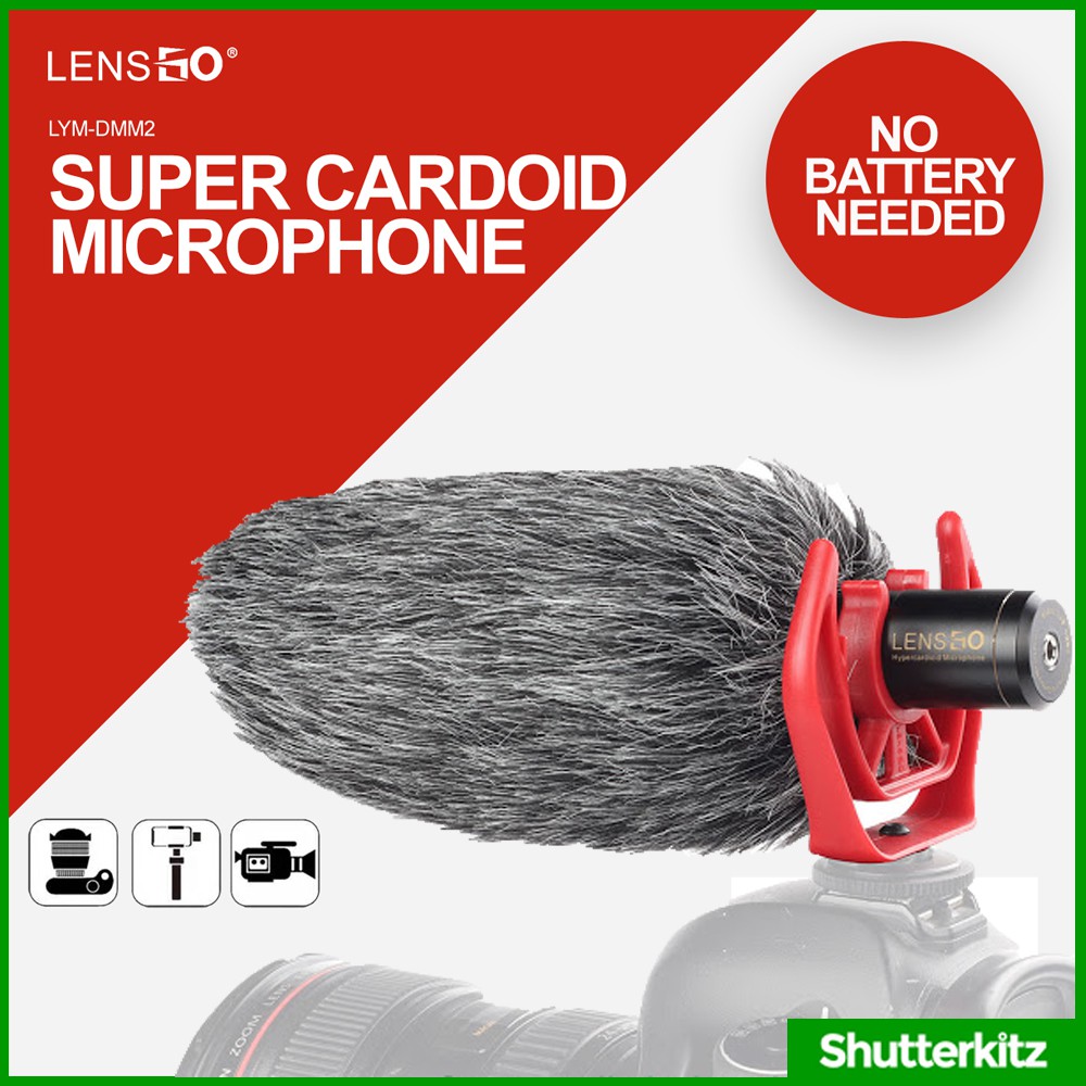 LENSGO LYM-DMM2 Super Cardioid Microphone | Shopee Malaysia