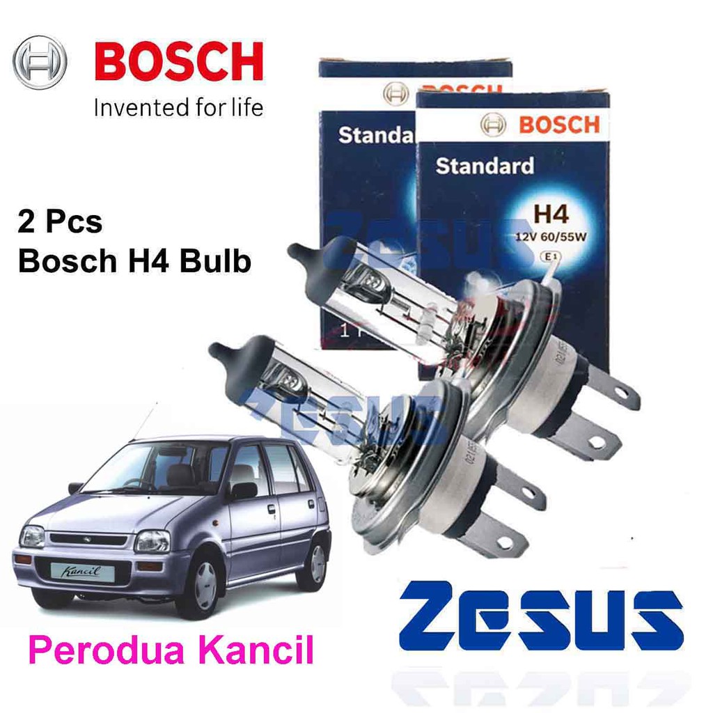 Pcs X Mentol Lampu Zesus Bosch Osram Halogen Headlamp Yellowish Bulb