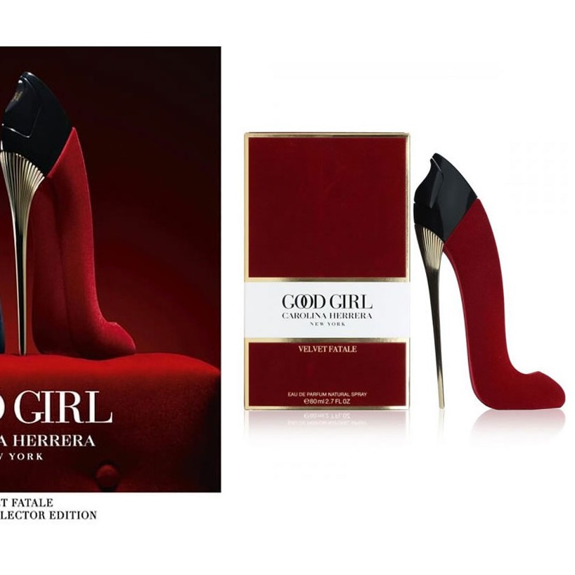 Carolina herrera good girl red online velvet