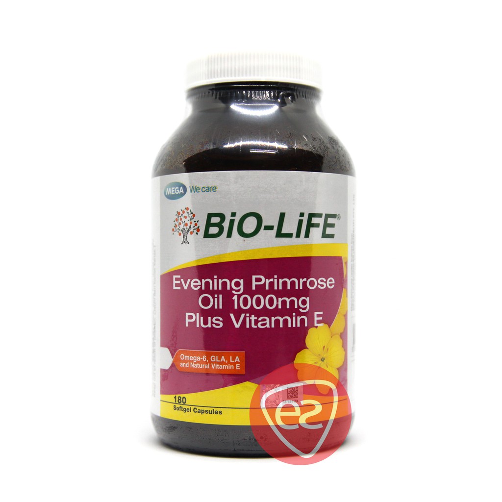 BIOLIFE EVENING PRIMROSE OIL 1000MG PLUS VITAMIN E SOFTGEL 180S (EPO