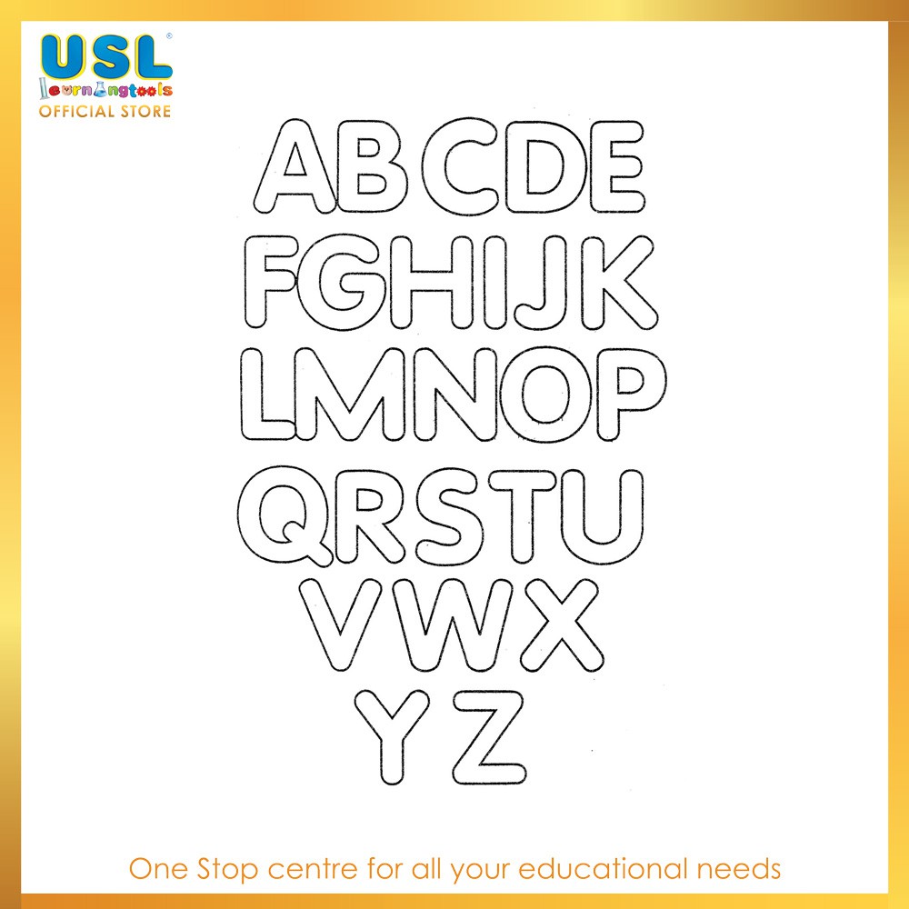Stamp & Learn Capital Letters (Outline) | Shopee Malaysia
