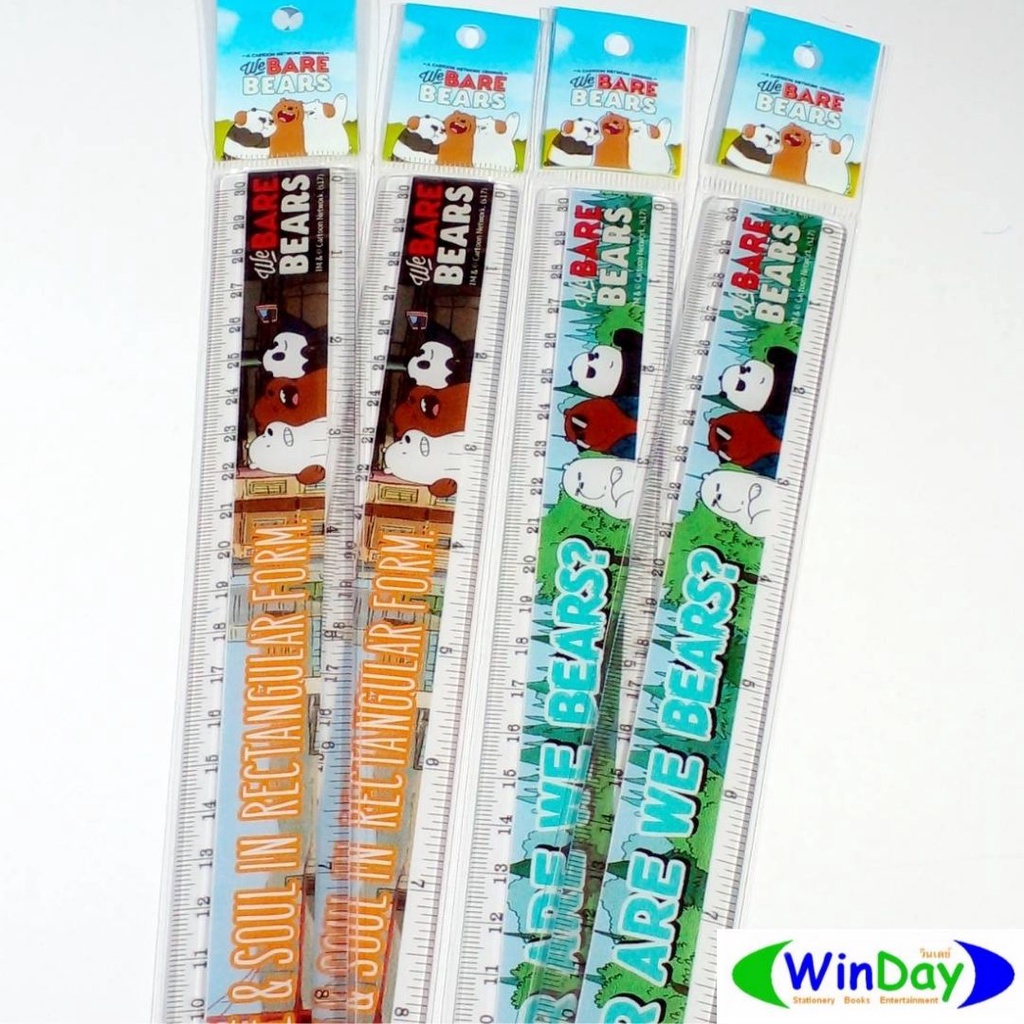 Ruler WE BARE BEARS 12 Inch WBB7003 | Shopee Malaysia