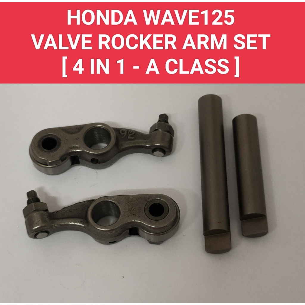 WAVE125 [ 4 IN 1 - A CLASS ] VALVE ROCKER ARM SET+ROCKER ARM SHAFT SET ...