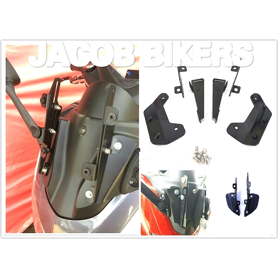 YAMAHA HONDA ADV 150 160 NMAX 2020 V1V2 GMA Bracket Windshield AND Special Screw NUT . Shopee