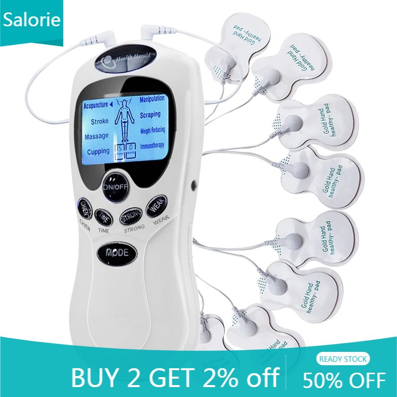 SALORIE Back Neck and Health Care Acupuncture Machine, 8 Modes Heral