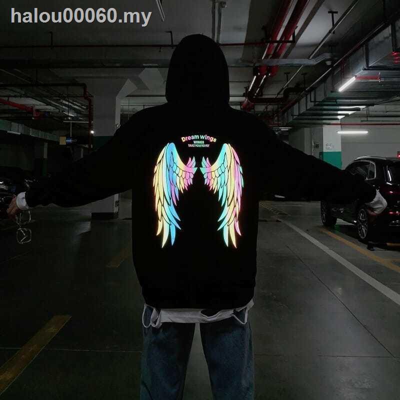 Hoodie with discount wings on shoulders