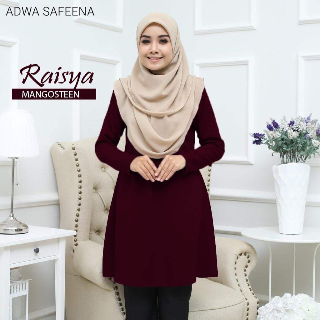 PROMOSI BLOUSE RAISYA 1PCS RM15 (MANGOSTEEN) | Shopee Malaysia