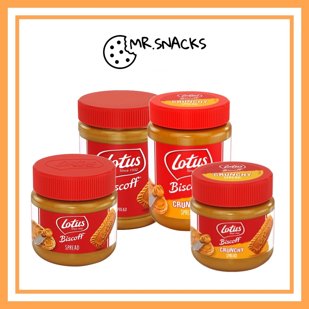 Lotus Biscoff Spread - Smooth / Crunchy - 190g / 380g | Shopee Malaysia