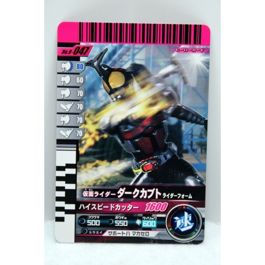 Ganbaride Cards No.9 Kamen Rider W / Den-O / Decade / Kuuga