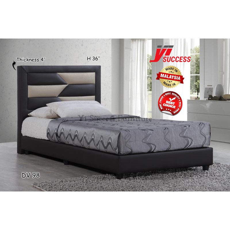 Yi Success Henry Design Single Bed Frame / Quality Queen Divan /PVC ...