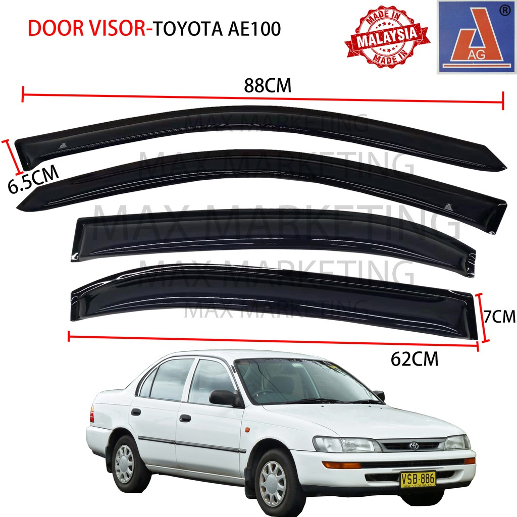 Toyota Corolla AE100 SEG101 (7th Gen) 1991-1995 AG Door Visor Air Press ...