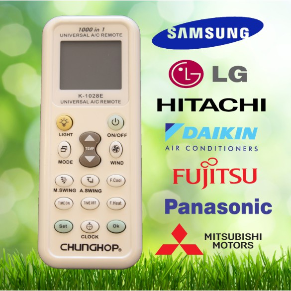 Universal Aircond Remote 100 Authentic CHUNGHOP K1028E Shopee Malaysia