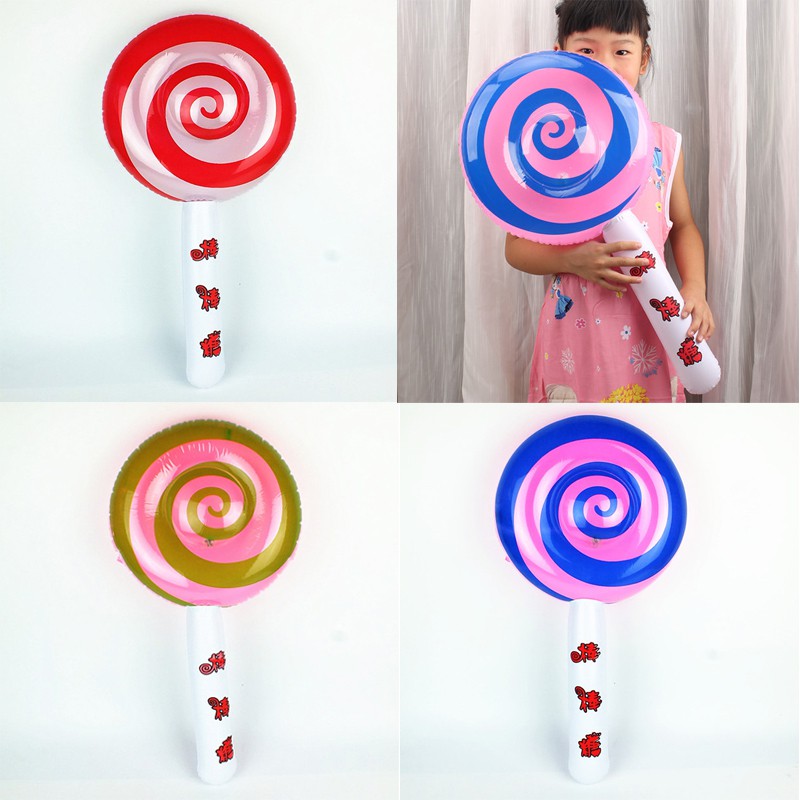 Children Lighting Toy Inflatable Lollipop Toys Stall Toy Inflatable ...