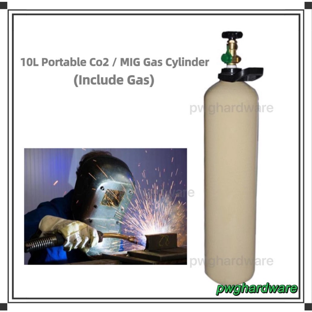 10L Portable Co2 Gas / 10L Carbon Dioxide MIG Welding Portable Gas ...