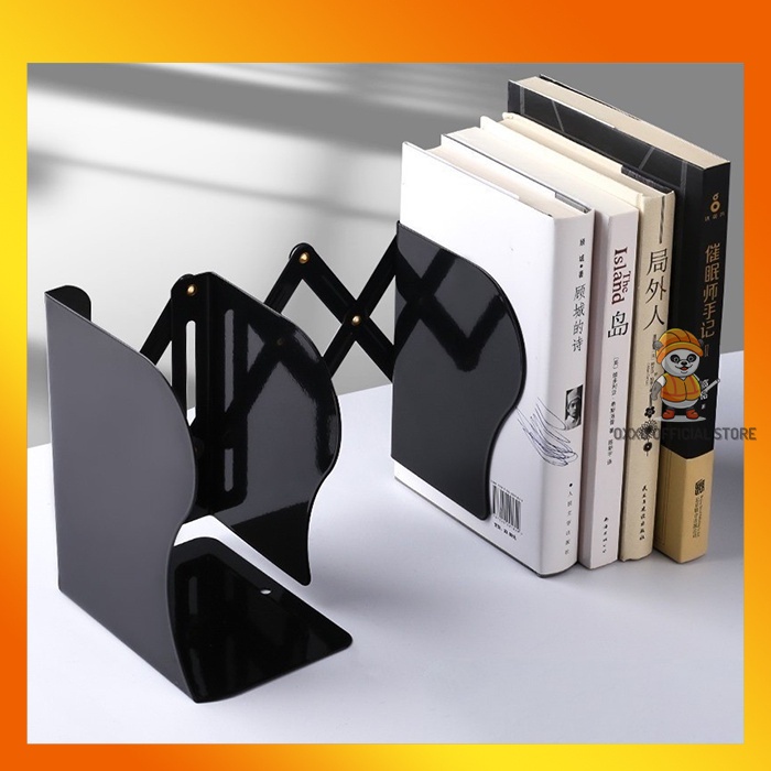 OXXO Expandable Book Stand Bookend Book Holder Shelf Rack Bookends ...