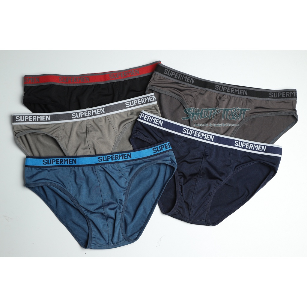 Men's Cold Elastic Underwear combo (supermen) Shopee Malaysia