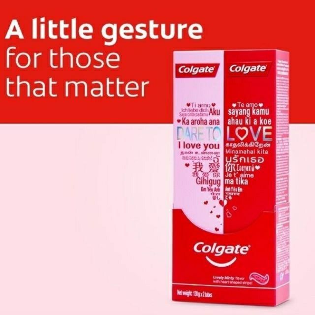 Colgate Dare to Love Limited Edition Toothpaste Shopee Malaysia