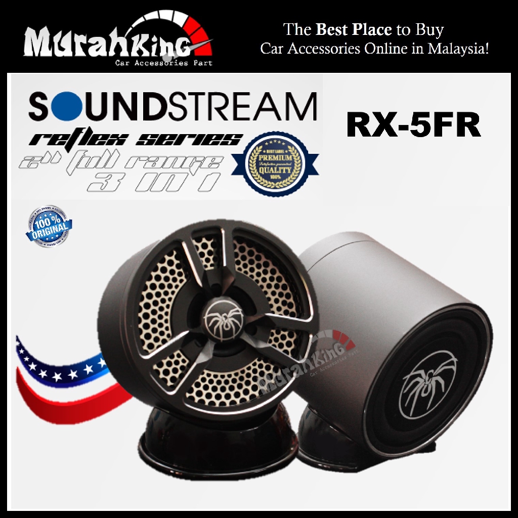 Rx-5FR Soundstream Sound Stream 3in1 double side Bass mid Hot tweeter ...