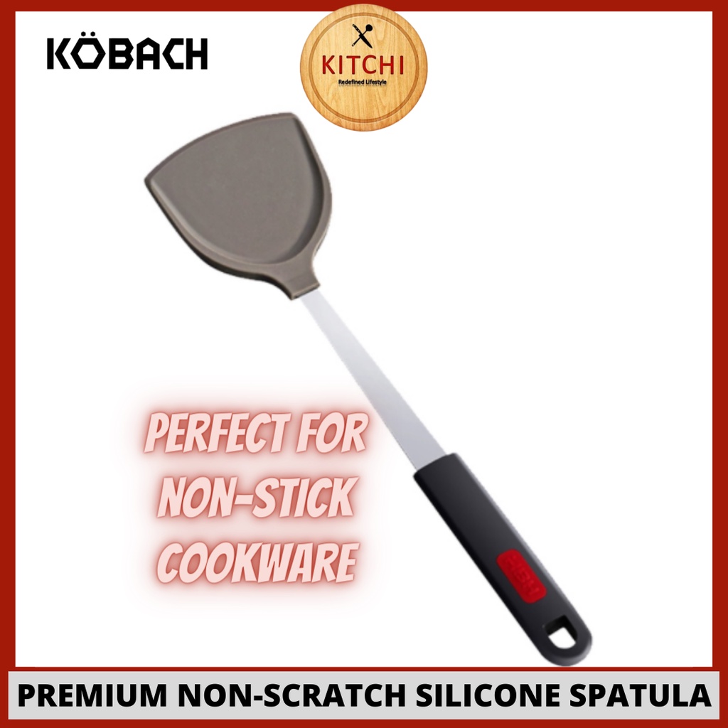 KOBACH Premium Non-Scratch Silicone Spatula | Heat-Resistant Cooking ...