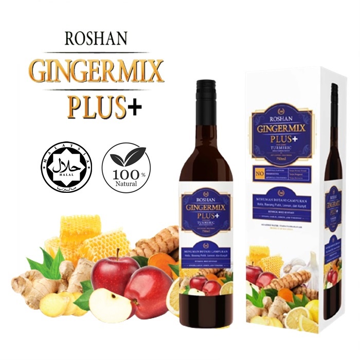 Roshan GingerMix Plus Mixed Juice Health Drink Ginger Garlic Lemon