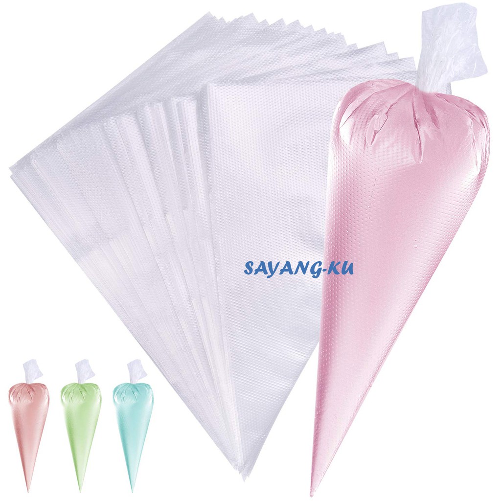 Disposable Piping Bag/ Pastry Bag/ Icing Bag 100pcs – Miri Departmental Sdn  Bhd