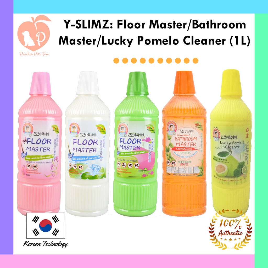 Y-SLIMZ: Floor Master/Bathroom Master/Lucky Pomelo Cleaner (1L) - Clean ...